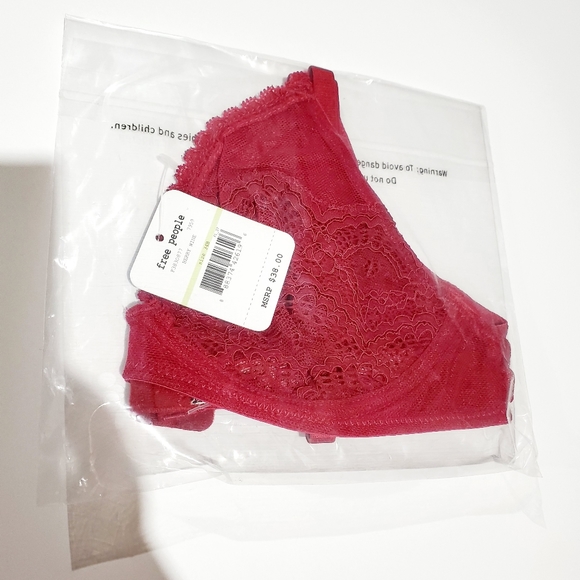 FREE PEOPLE Lace Triangle Bra - Picture 6 of 6